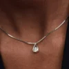 Pandora Infinite Halskette mit Anhänger aus 14 Karat Weißgold und im Labor gezüchtetem Diamanten, 0,50 Karat insgesamt, 14 Karat Weißgold Pandora Infinite Halskette mit Anhänger aus 14 Karat Weißgold und im Labor gezüchtetem Diamanten, 0,50 Karat insgesamt, 14 Karat Weißgold