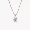 Pandora Infinite Halskette mit Anhänger aus 14 Karat Weißgold und im Labor gezüchtetem Diamanten, 0,50 Karat insgesamt, 14 Karat Weißgold Pandora Infinite Halskette mit Anhänger aus 14 Karat Weißgold und im Labor gezüchtetem Diamanten, 0,50 Karat insgesamt, 14 Karat Weißgold