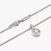 Pandora Infinite Halskette mit Anhänger aus 14 Karat Weißgold und im Labor gezüchtetem Diamanten, 0,50 Karat insgesamt, 14 Karat Weißgold Pandora Infinite Halskette mit Anhänger aus 14 Karat Weißgold und im Labor gezüchtetem Diamanten, 0,50 Karat insgesamt, 14 Karat Weißgold
