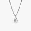 Pandora Infinite Halskette mit Anhänger aus Sterlingsilber und im Labor gezüchtetem Diamanten – 0,50 ct TW, Sterlingsilber Pandora Infinite Halskette mit Anhänger aus Sterlingsilber und im Labor gezüchtetem Diamanten – 0,50 ct TW, Sterlingsilber