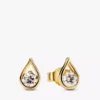 Pandora Infinite Ohrringe aus 14 Karat Gold mit Lab-Grown Diamonds, 0,50 Karat insgesamt, 14 Karat Gold
