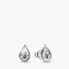 Pandora Infinite Ohrringe aus Sterlingsilber mit Lab-Grown Diamonds, 0,20 Karat insgesamt, Sterlingsilber Pandora Infinite Ohrringe aus Sterlingsilber mit Lab-Grown Diamonds, 0,20 Karat insgesamt, Sterlingsilber