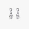 Pandora Infinite Ohrringe aus Sterlingsilber mit Lab-Grown Diamonds – 0,30 ct TW, Sterlingsilber Pandora Infinite Ohrringe aus Sterlingsilber mit Lab-Grown Diamonds – 0,30 ct TW, Sterlingsilber