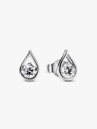 Pandora Infinite Ohrringe aus Sterlingsilber mit Lab-Grown Diamonds – 0,50 ct TW, Sterlingsilber