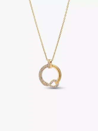 Pandora „Infinite“ Pavé-Anhänger mit Lab-Grown Diamonds, 0,32 Karat insgesamt, 14 Karat Gold Pandora „Infinite“ Pavé-Anhänger mit Lab-Grown Diamonds, 0,32 Karat insgesamt, 14 Karat Gold