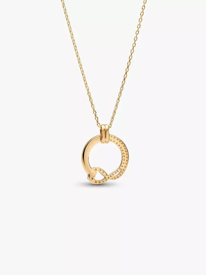 Pandora „Infinite“ Pavé-Anhänger mit Lab-Grown Diamonds, 0,32 Karat insgesamt, 14 Karat Gold Pandora „Infinite“ Pavé-Anhänger mit Lab-Grown Diamonds, 0,32 Karat insgesamt, 14 Karat Gold