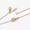 Pandora Infinite Pavé-Armband mit synthetischen Diamanten, 0,10 ct insgesamt, 14 Karat Gold Pandora Infinite Pavé-Armband mit synthetischen Diamanten, 0,10 ct insgesamt, 14 Karat Gold