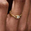 Pandora Infinite Ring aus 14 Karat Gold mit Lab-Grown Diamonds, 0,25 Karat insgesamt, 14 Karat Gold Pandora Infinite Ring aus 14 Karat Gold mit Lab-Grown Diamonds, 0,25 Karat insgesamt, 14 Karat Gold
