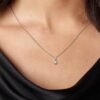 Pandora Infinite Sterling-Silber-Anhänger-Halskette mit Lab-Grown Diamonds – 0,25 ct TW, Sterling-Silber