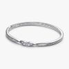 Pandora Infinite Sterlingsilber-Bangle mit doppelseitigen Lab-Grown-Diamanten – 0,30 ct TW, Sterlingsilber Pandora Infinite Sterlingsilber-Bangle mit doppelseitigen Lab-Grown-Diamanten – 0,30 ct TW, Sterlingsilber