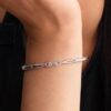 Pandora Infinite Sterlingsilber-Bangle mit doppelseitigen Lab-Grown-Diamanten – 0,30 ct TW, Sterlingsilber Pandora Infinite Sterlingsilber-Bangle mit doppelseitigen Lab-Grown-Diamanten – 0,30 ct TW, Sterlingsilber