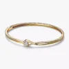 Pandora Lab-Grown Diamonds Bangle „Infinite“ aus 14 Karat Gold mit im Labor gezüchtetem Diamanten, 0,50 Karat insgesamt, 14 Karat Gold Pandora Lab-Grown Diamonds Bangle „Infinite“ aus 14 Karat Gold mit im Labor gezüchtetem Diamanten, 0,50 Karat insgesamt, 14 Karat Gold