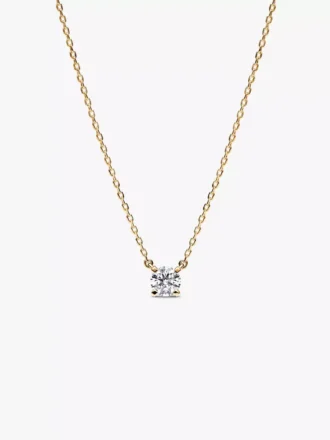 Pandora Lab-Grown Diamonds-Halskette mit Anhänger aus im Labor gezüchtetem Diamanten, 0,50 Karat, 14 Karat Gold