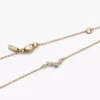 Pandora Lab-Grown Diamonds-Halskette mit Tropfenanhänger aus im Labor gezüchteten Diamanten, 0,09 Karat insgesamt, 14 Karat Gold Pandora Lab-Grown Diamonds-Halskette mit Tropfenanhänger aus im Labor gezüchteten Diamanten, 0,09 Karat insgesamt, 14 Karat Gold