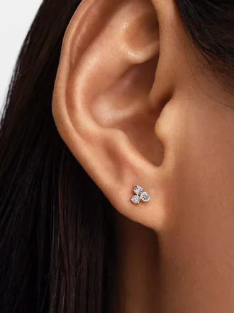 Pandora Lab-Grown Diamonds-Ohrringe mit im Labor gezüchteten Diamanten, 0,19 Karat insgesamt, 14 Karat Gold