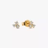 Pandora Lab-Grown Diamonds-Ohrringe mit im Labor gezüchteten Diamanten, 0,19 Karat insgesamt, 14 Karat Gold