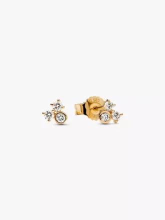 Pandora Lab-Grown Diamonds-Ohrringe mit im Labor gezüchteten Diamanten, 0,19 Karat insgesamt, 14 Karat Gold