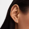 Pandora Lab-Grown Diamonds-Ohrringe mit im Labor gezüchteten Diamanten, 0,19 Karat insgesamt, 14 Karat Gold