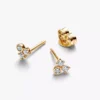 Pandora Lab-Grown Diamonds-Ohrringe mit im Labor gezüchteten Diamanten, 0,19 Karat insgesamt, 14 Karat Gold