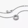 Pandora Logo Pavé Circle Collier Halskette aus Sterlingsilber Pandora Logo Pavé Circle Collier Halskette aus Sterlingsilber