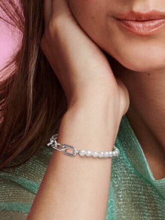 Pandora ME Armband mit behandelten Süßwasser-Zuchtperlen – Sterlingsilber Pandora ME Armband mit behandelten Süßwasser-Zuchtperlen – Sterlingsilber