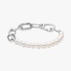 Pandora ME Armband mit behandelten Süßwasser-Zuchtperlen – Sterlingsilber Pandora ME Armband mit behandelten Süßwasser-Zuchtperlen – Sterlingsilber