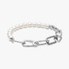 Pandora ME Armband mit behandelten Süßwasser-Zuchtperlen – Sterlingsilber Pandora ME Armband mit behandelten Süßwasser-Zuchtperlen – Sterlingsilber