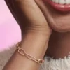 Pandora ME-Armband mit feinen Gliedern, 14 Karat Roségold-Beschichtung Pandora ME-Armband mit feinen Gliedern, 14 Karat Roségold-Beschichtung