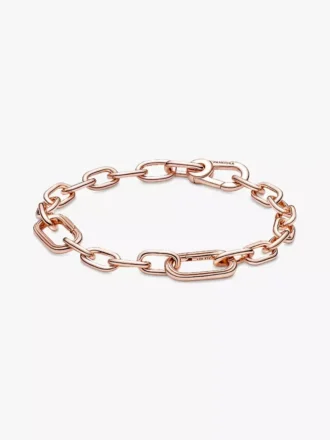 Pandora ME-Armband mit feinen Gliedern, 14 Karat Roségold-Beschichtung