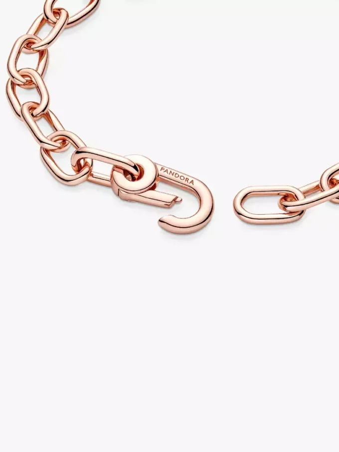 Pandora ME-Armband mit feinen Gliedern, 14 Karat Roségold-Beschichtung Pandora ME-Armband mit feinen Gliedern, 14 Karat Roségold-Beschichtung