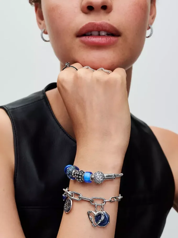 Pandora ME-Armband mit kleinen Gliedern aus Sterlingsilber Pandora ME-Armband mit kleinen Gliedern aus Sterlingsilber