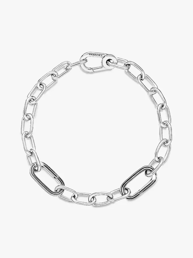 Pandora ME-Armband mit kleinen Gliedern aus Sterlingsilber Pandora ME-Armband mit kleinen Gliedern aus Sterlingsilber