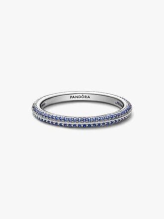 Pandora ME Blue Pavé Ring – Sterlingsilber