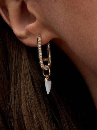 Pandora ME Dangle Charm „Haifischzahn“ – 14-karätige Vergoldung