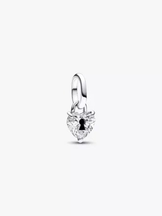 Pandora ME Dangle Charm „Keyhole Heart“ aus Sterlingsilber