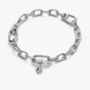 Pandora ME Dangle Charm „Keyhole Heart“ aus Sterlingsilber Pandora ME Dangle Charm „Keyhole Heart“ aus Sterlingsilber
