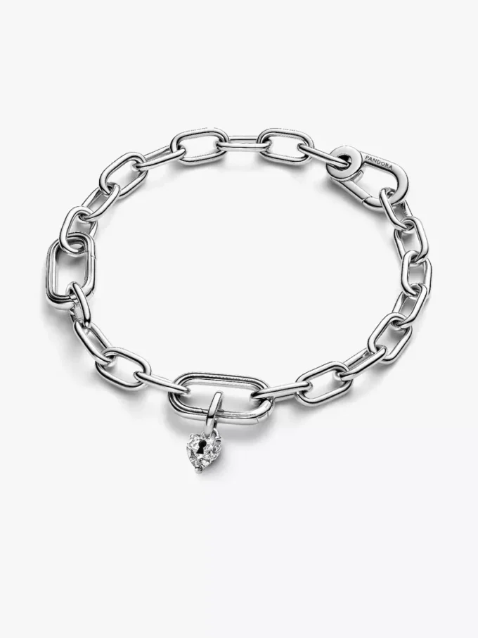 Pandora ME Dangle Charm „Keyhole Heart“ aus Sterlingsilber Pandora ME Dangle Charm „Keyhole Heart“ aus Sterlingsilber