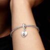 Pandora ME Dangle Charm „Sonne“ mit behandelten Süßwasserzuchtperlen – 14-karätige Vergoldung – Sterlingsilber