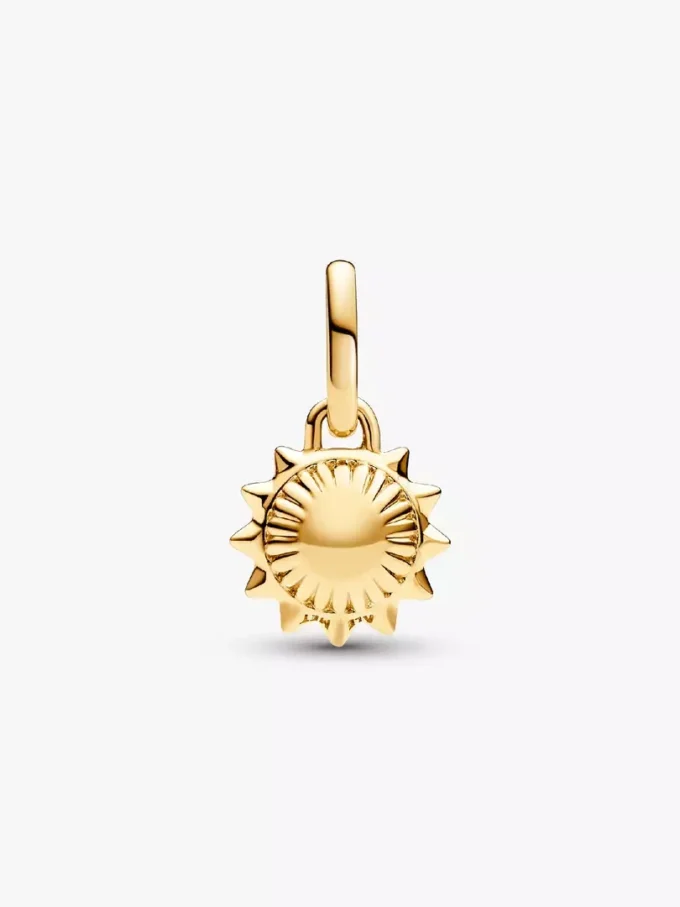 Pandora ME Dangle Charm „Sonne“ mit behandelter Süßwasserzuchtperle, 14-karätig vergoldet Pandora ME Dangle Charm „Sonne“ mit behandelter Süßwasserzuchtperle, 14-karätig vergoldet