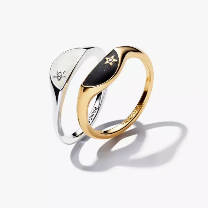 Pandora „ME Day & Night“-Ringset, 2er-Set Pandora „ME Day & Night“-Ringset, 2er-Set