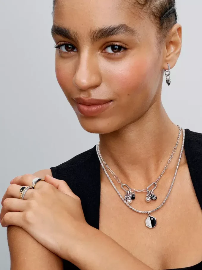 Pandora ME Doppelgliederkette aus Sterlingsilber Pandora ME Doppelgliederkette aus Sterlingsilber