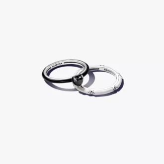 Pandora ME Emaille-Ring-Set, 2er-Set