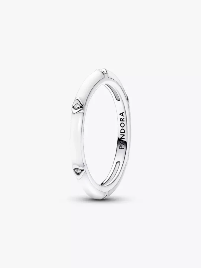 Endgültiger Verkauf – Pandora ME Stones & Enamel Ring aus Sterlingsilber