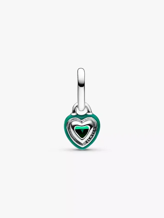 Pandora ME Green Chakra Herz Mini-Dangle Charm aus Sterlingsilber Pandora ME Green Chakra Herz Mini-Dangle Charm aus Sterlingsilber