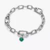 Pandora ME Green Chakra Herz Mini-Dangle Charm aus Sterlingsilber Pandora ME Green Chakra Herz Mini-Dangle Charm aus Sterlingsilber