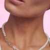 Pandora ME Halskette mit behandelten Süßwasser-Zuchtperlen – Sterlingsilber Pandora ME Halskette mit behandelten Süßwasser-Zuchtperlen – Sterlingsilber