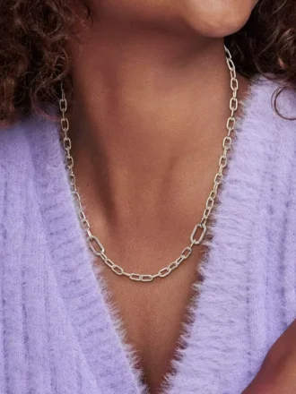 Pandora ME Halskette mit kleinen Gliedern aus Sterlingsilber