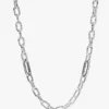 Pandora ME Halskette mit kleinen Gliedern aus Sterlingsilber Pandora ME Halskette mit kleinen Gliedern aus Sterlingsilber