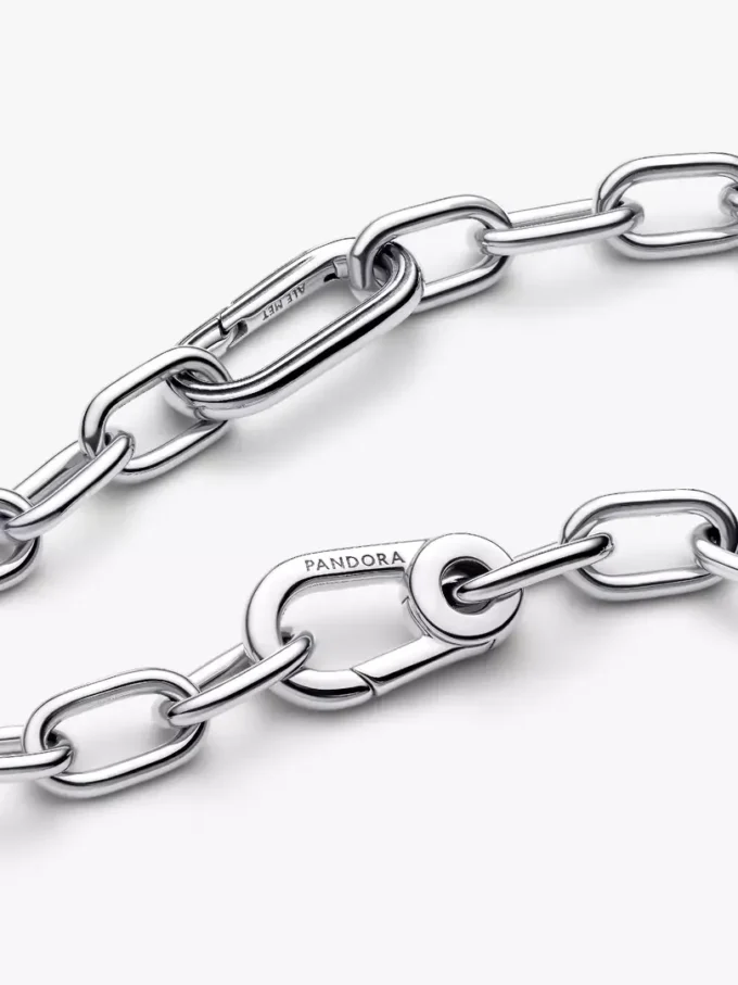 Pandora ME Halskette mit kleinen Gliedern aus Sterlingsilber Pandora ME Halskette mit kleinen Gliedern aus Sterlingsilber