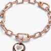 Pandora ME Hearts Medaillon-Charm – 14 Karat Roségold-Beschichtung Pandora ME Hearts Medaillon-Charm – 14 Karat Roségold-Beschichtung